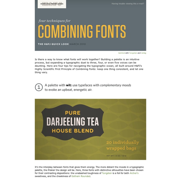 Ask H&FJ: Four Ways to Mix Fonts