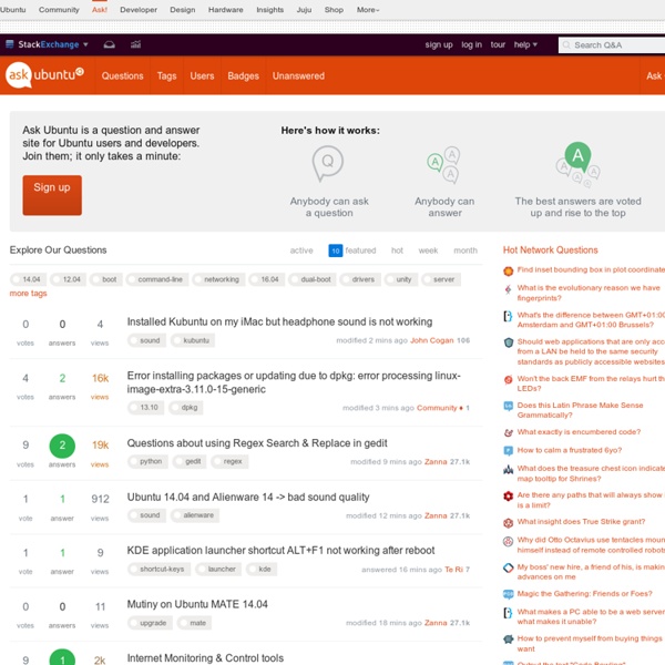 Ask Ubuntu - Stack Exchange