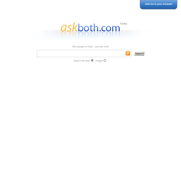 Askboth - Google, Bing and Twitter Search