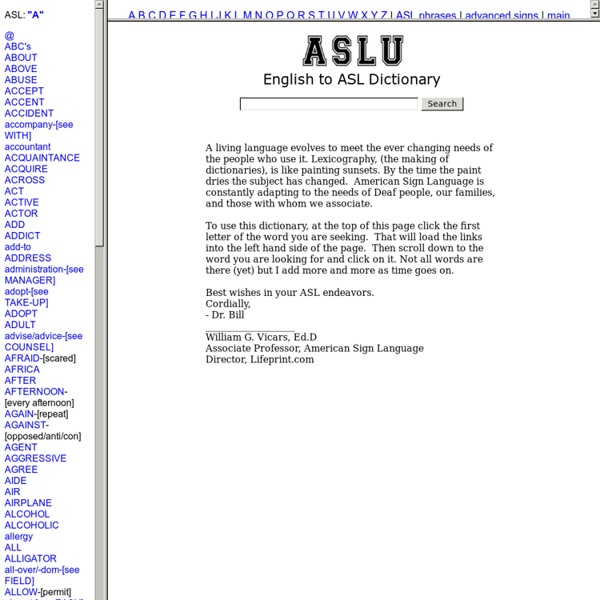 ASL Dictionary