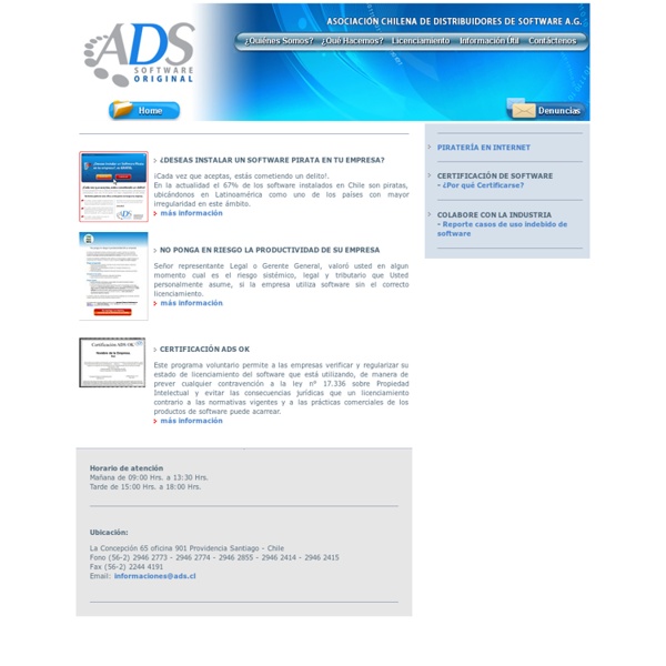 ADS - Asociacion Chile de Distribuidores de Software