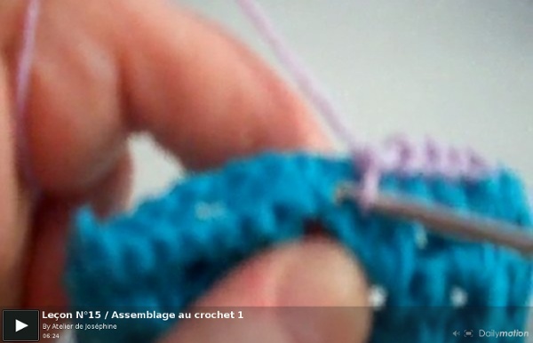 Leçon N°15 / Assemblage au crochet 1