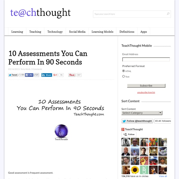10 Assessments You Can Perform In 90 Seconds