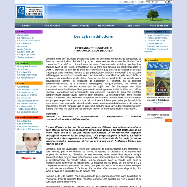 Association Nationale de Prévention en Alcoologie et Addictologie du Var(83)