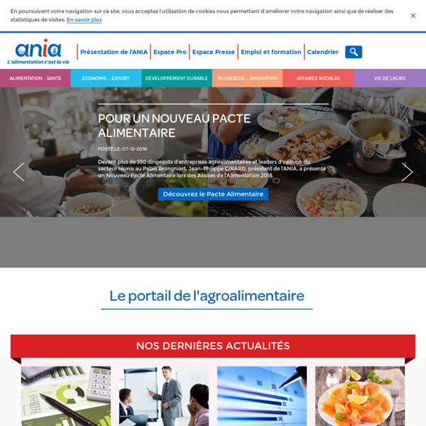 ANIA : Association Nationale des Industries Alimentaires