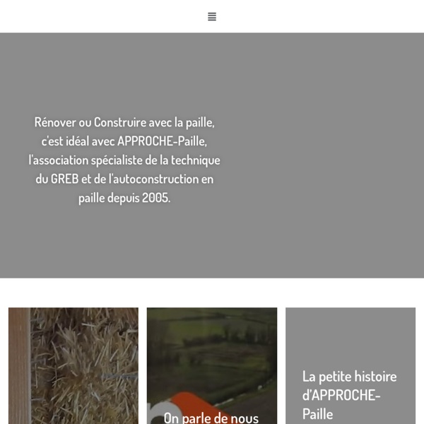 Association APPROCHE Paille