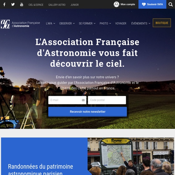 L'Association Française d'Astronomie