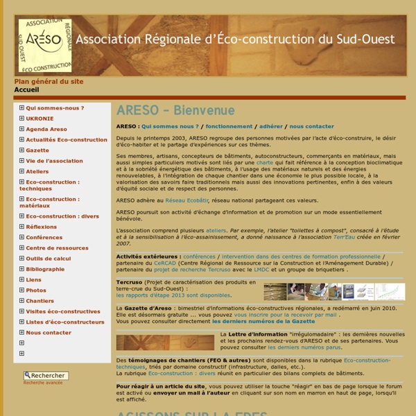 Association Régionale d'Éco-construction du Sud-Ouest