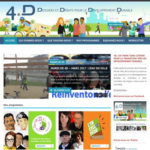 Association 4D - Dossiers et Débats pour le Développement Durabl