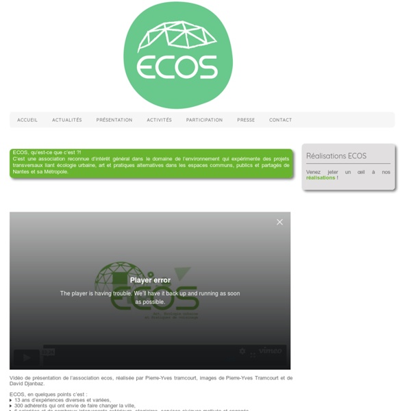 ECOS - art/ecologie