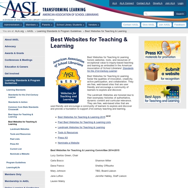 Best Websites for Teaching & Learning