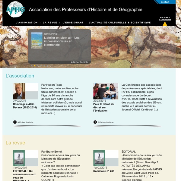 Association des Professeurs d'Histoire et de Géographie