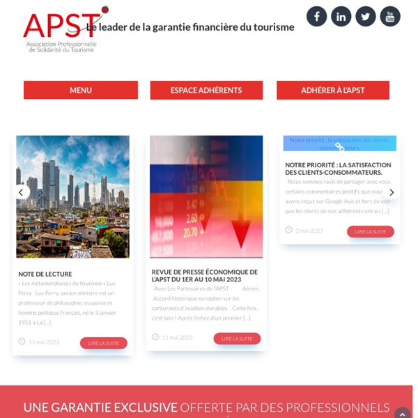 APST (Association Professionnelle de Solidarité du Tourisme)