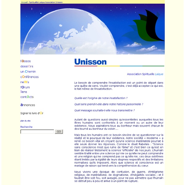 Unisson - Bienvenue