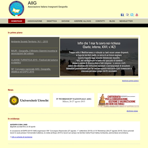 Aiig - Associazione Italiana Insegnanti Geografia
