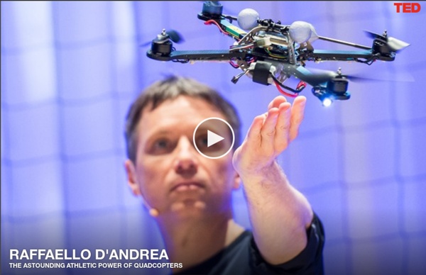 Raffaello D'Andrea: The astounding athletic power of quadcopters
