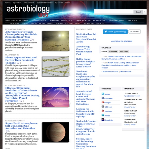 Astrobiology Web
