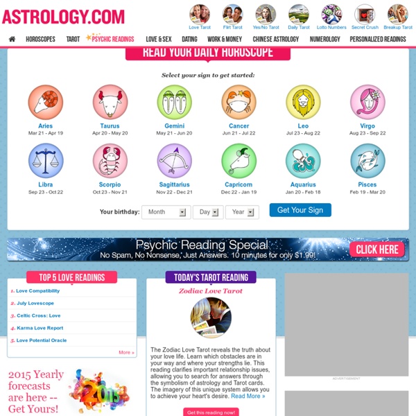 Horoscopes, Tarot, Psychic Readings