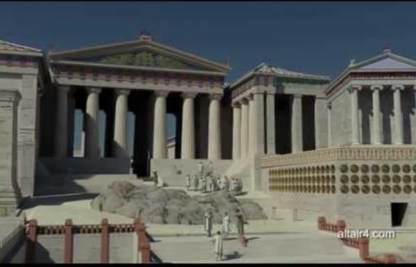 Reconstitution en 3D de l'Athènes antique