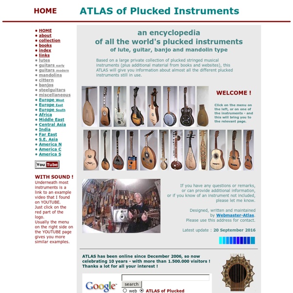 ATLAS of Plucked Instruments