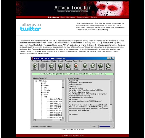 Attack Tool Kit (Windows)
