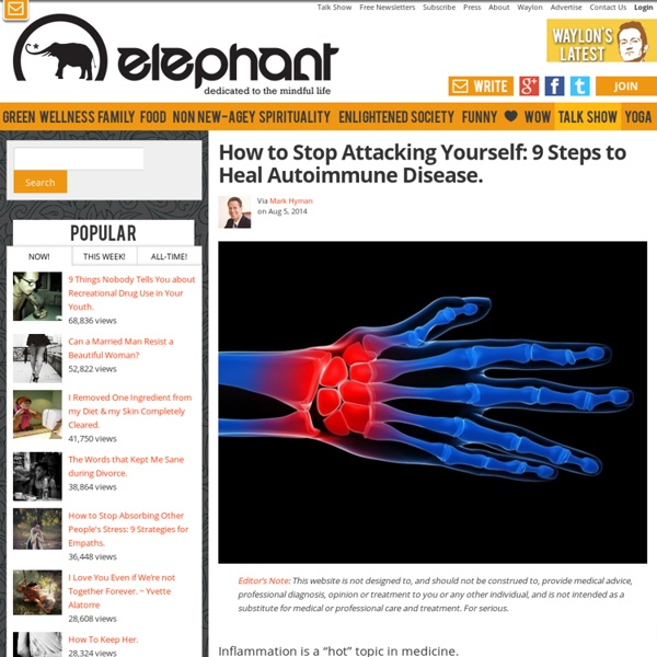 How to Stop Attacking Yourself: 9 Steps to Heal Autoimmune Disease.