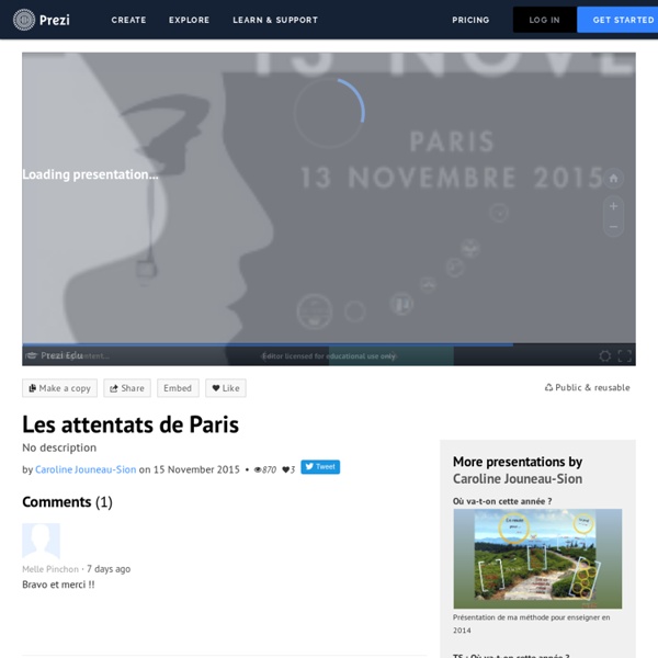 Les attentats de Paris by Caroline Jouneau-Sion on Prezi