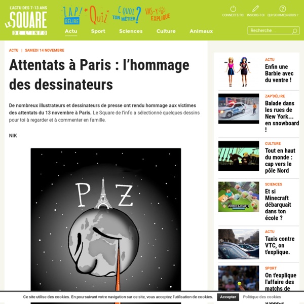 Attentats à Paris : l’hommage des dessinateurs