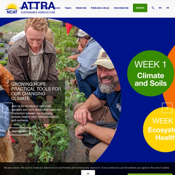 Home Page: NCAT Sustainable Agriculture Project