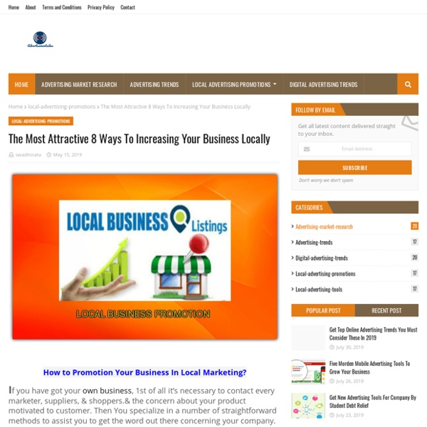 The Most Attractive 8 Ways To Increasing Your Business Locally