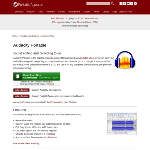 Audacity Portable