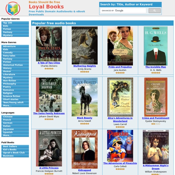 7,000+ Free Audio Books & eBook Downloads - Loyal Books