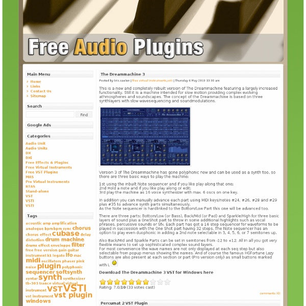 Free Audio Plugins