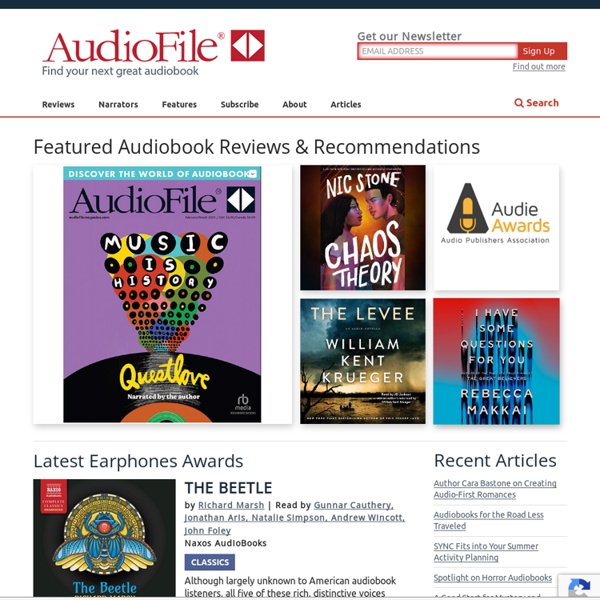 AudioFile, the Magazine for People Who Love Audiobooks