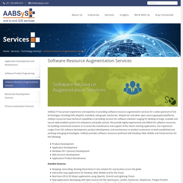 Software Resource Augmentation Services & IT Outsourcing Services - AABSyS