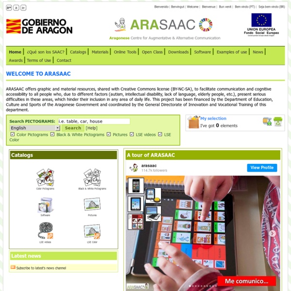 ARASAAC: Portail Aragonais de la Communication Améliorée et Alternative