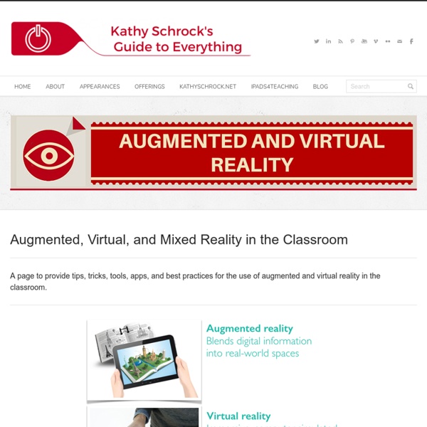 Kathy Schrock's Augmented and Virtual Reality