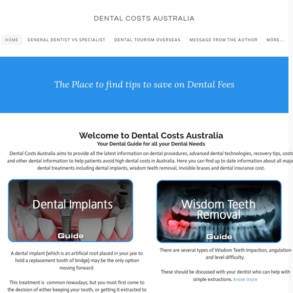 Get Up To Date Info about Dental Implants Cost in Australia