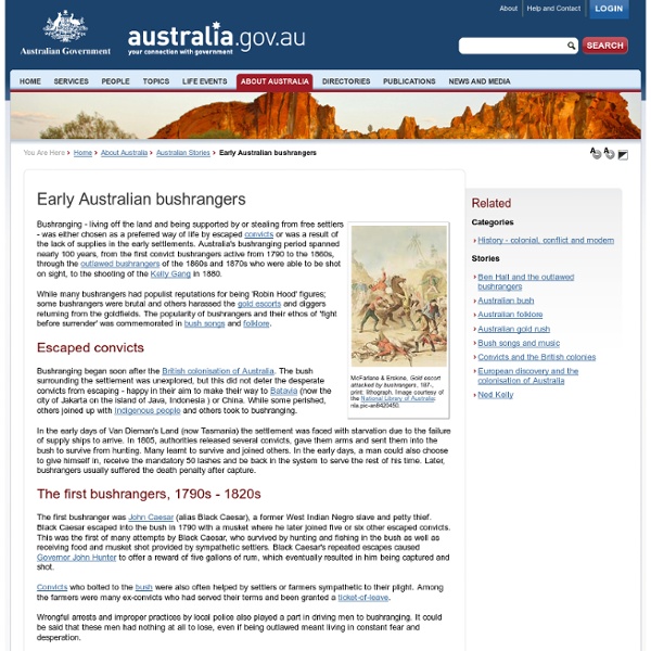 Early Australian bushrangers