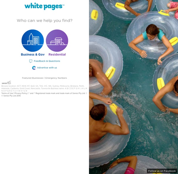 White Pages® - Search for an Australian Business, Government Department or Person