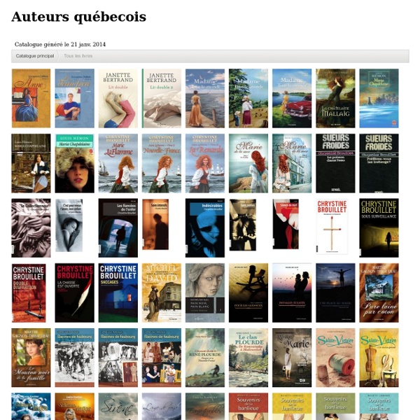 Auteurs québecois