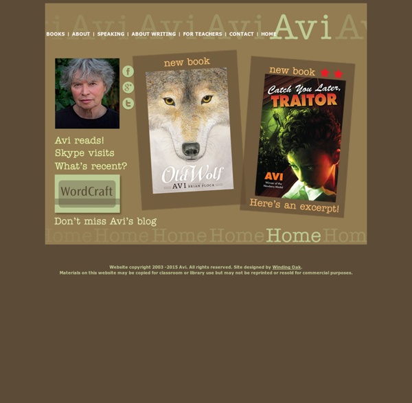 Avi author of books for children and teens