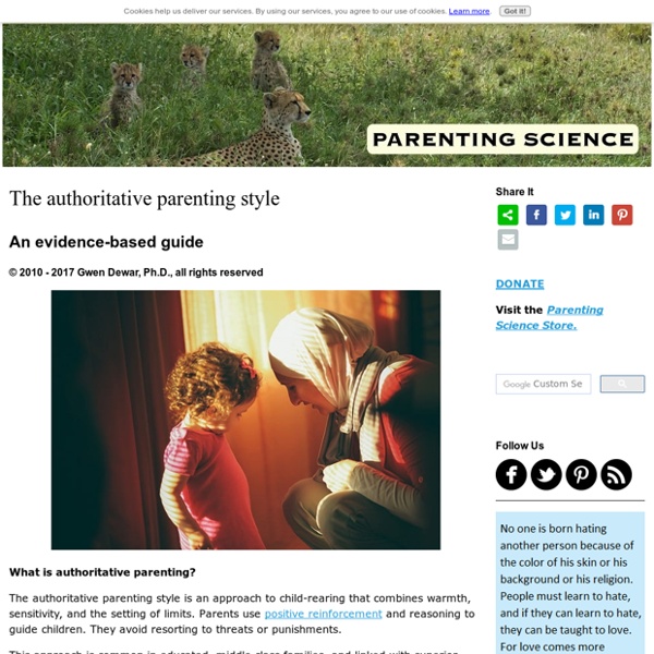 The authoritative parenting style: An evidence-based guide