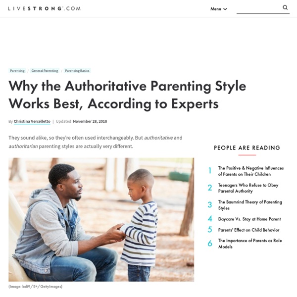 How the Authoritative Parenting Style Impacts a Child's Behavior