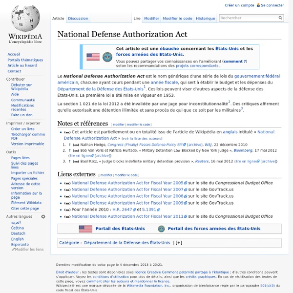 1953 - NDAA National Defense Authorization Act