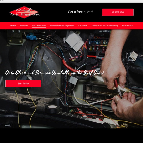 Auto Electrical Services on the Surf Coast