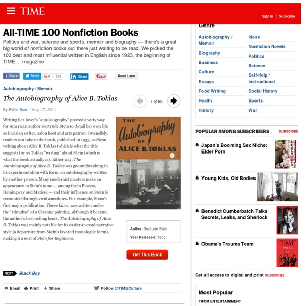 All-TIME 100 Best Nonfiction Books - TIME