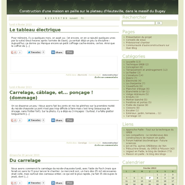 Le Radier - La dalle - Passage des gaines - Coffrages et… - Maison en paille dans le Bugey