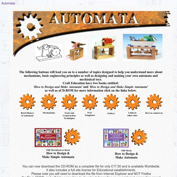 How to design automata and mechanical toys