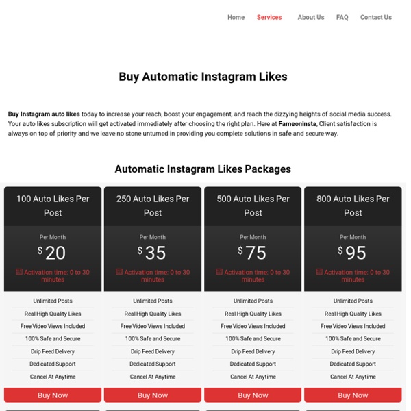 Buy Automatic Instagram Likes - 100% Real Instagram likes